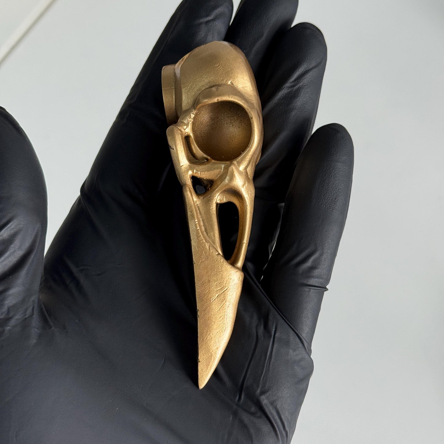 Raven Skull Cabinet Knob (Pair)