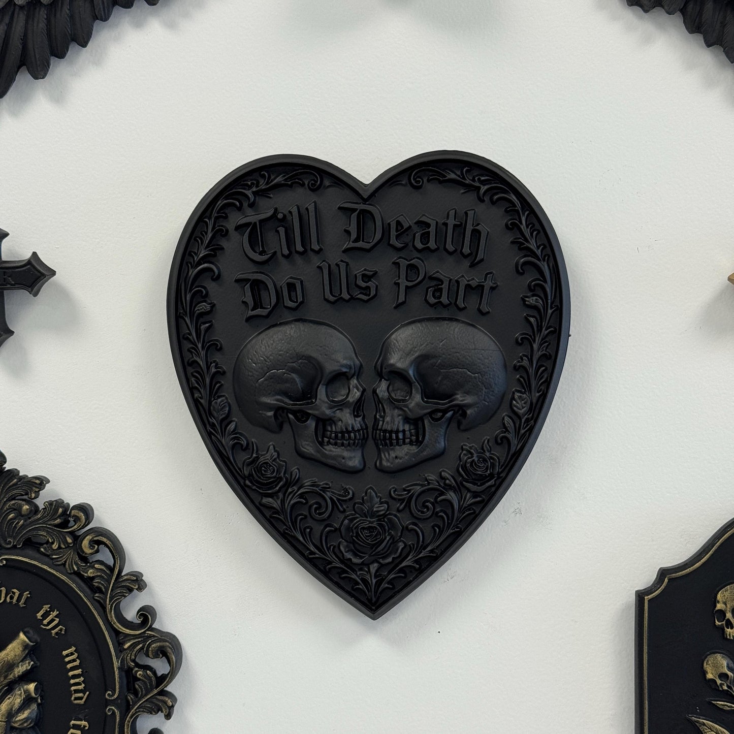 Till Death Heart Wall Plaque