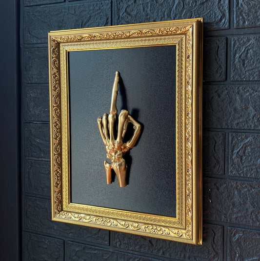 Middle Finger Wall Frame