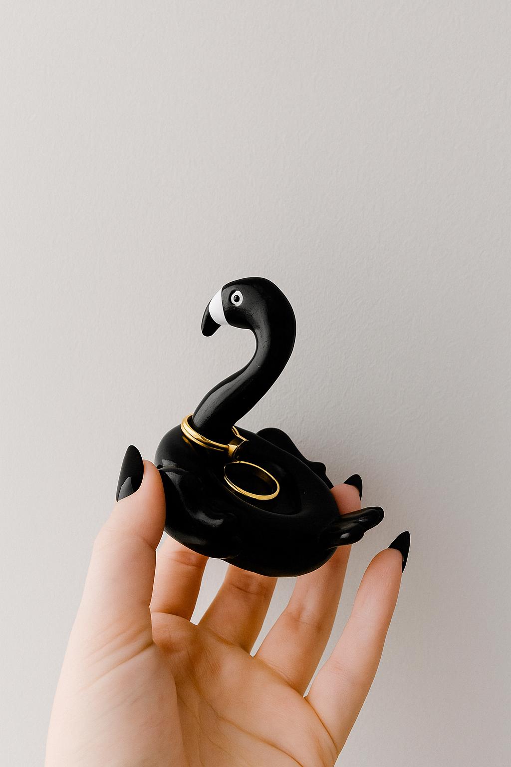 Flamingo Pool Float Trinket Dish