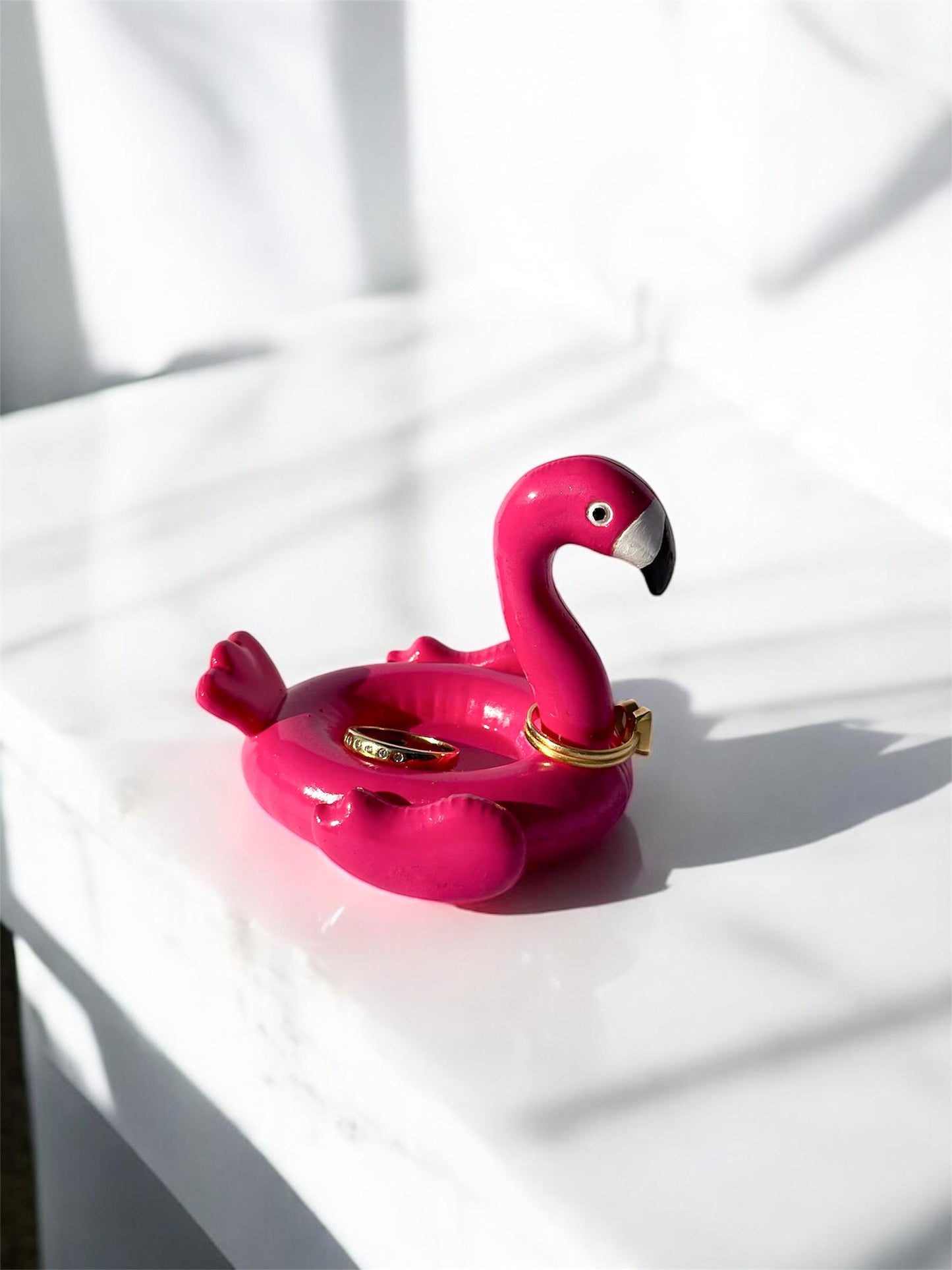 Flamingo Pool Float Trinket Dish
