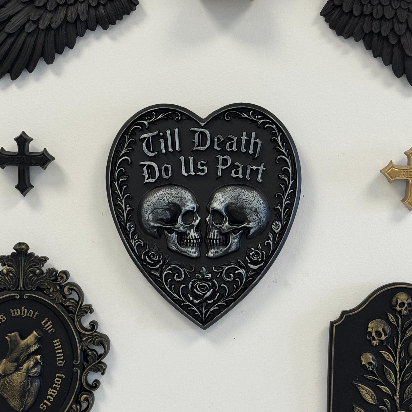 Till Death Heart Wall Plaque
