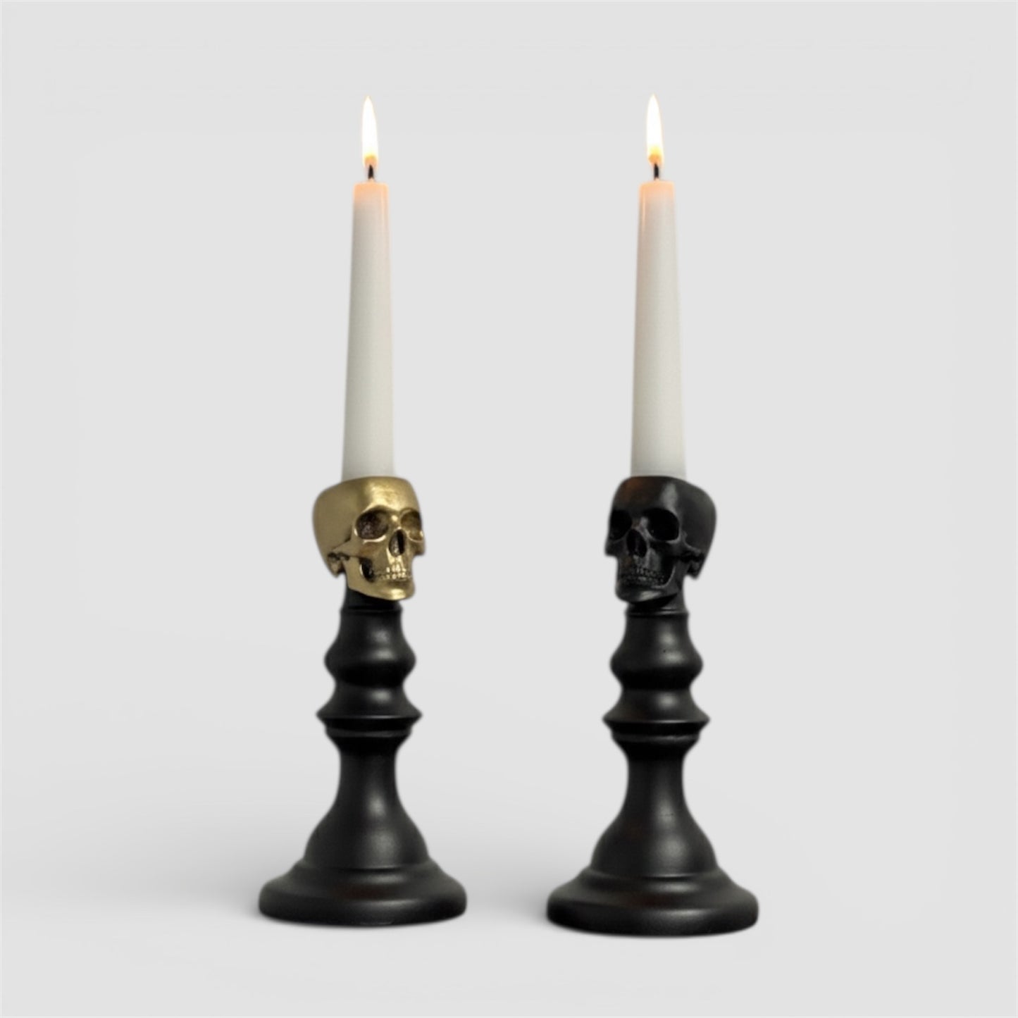 Skull Candlestick Holder