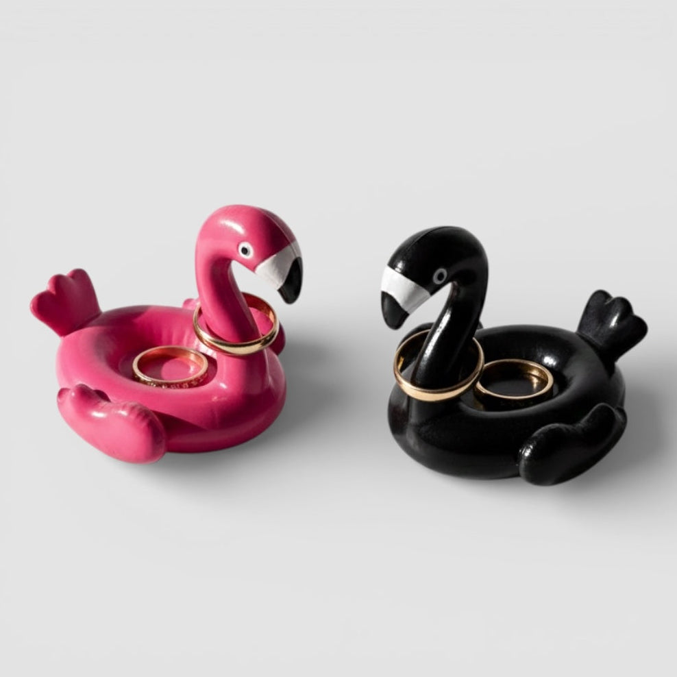 Flamingo Pool Float Trinket Dish