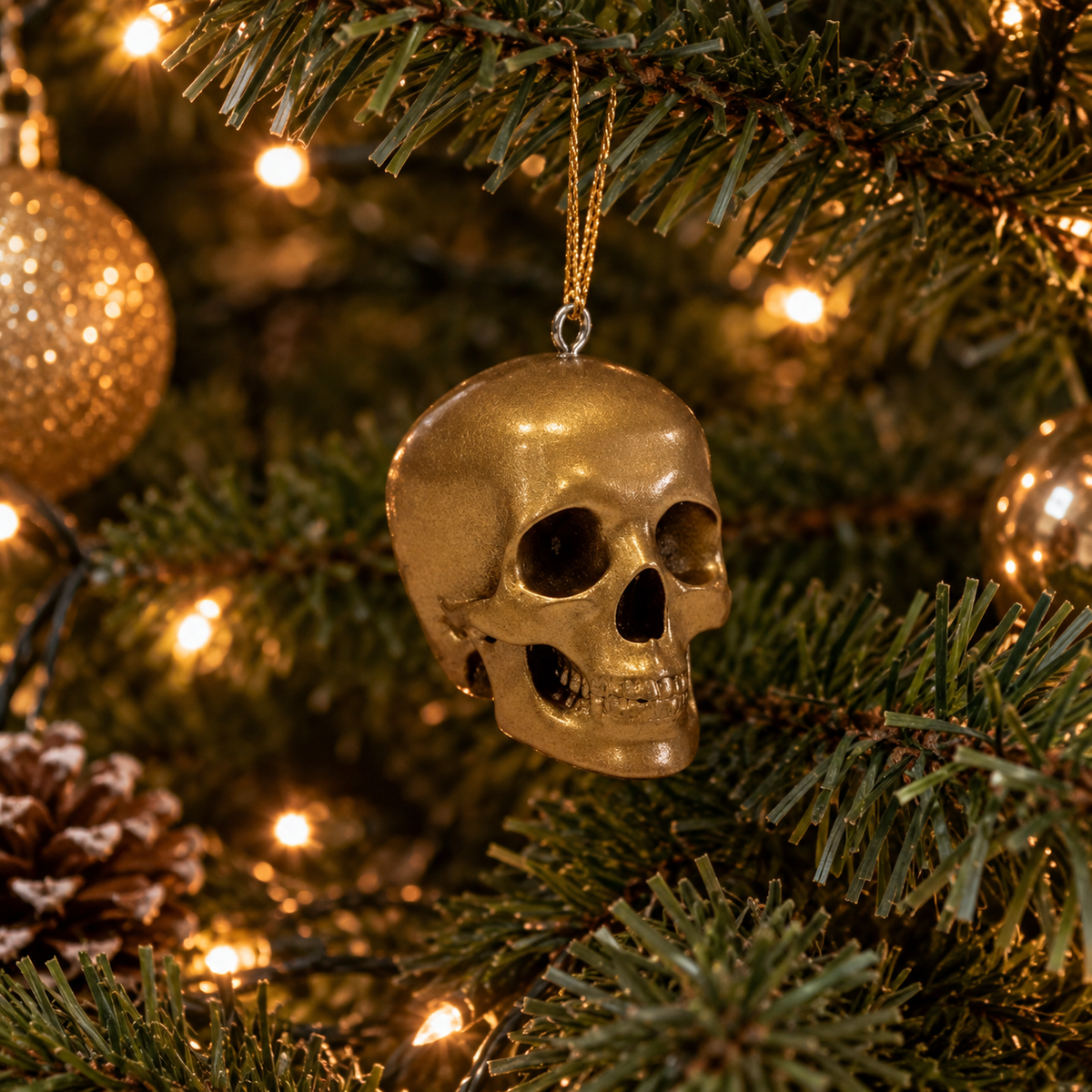 Skull Christmas Ornament