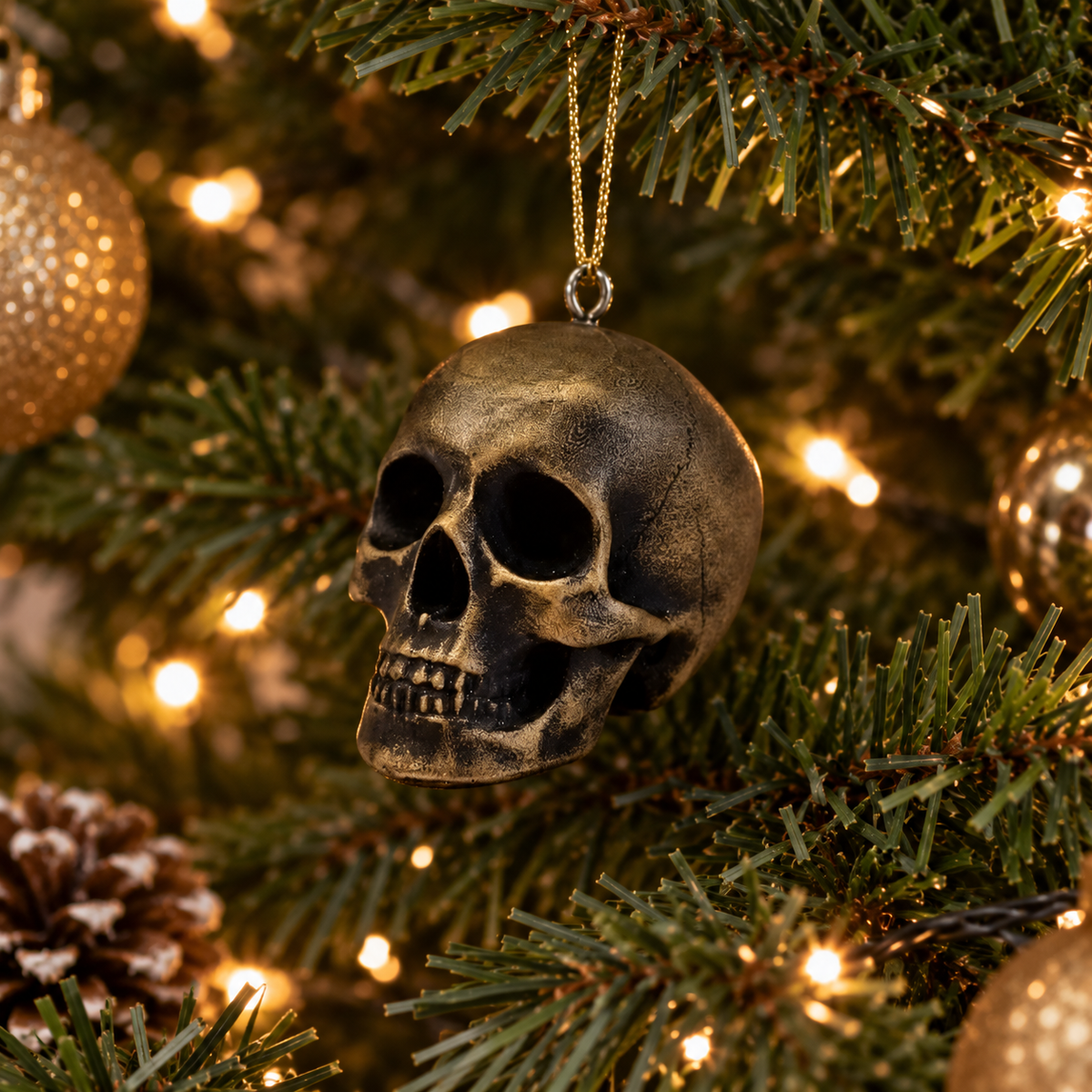Skull Christmas Ornament
