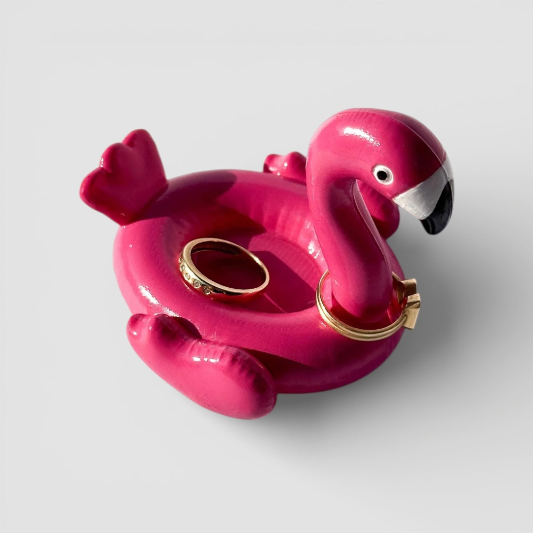 Flamingo Pool Float Trinket Dish