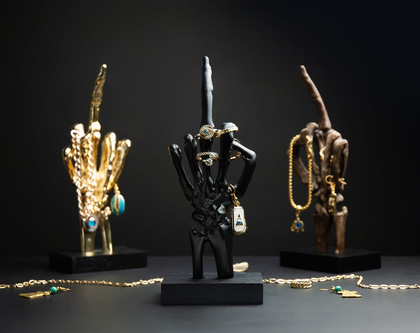 Middle Finger Jewellery Holder