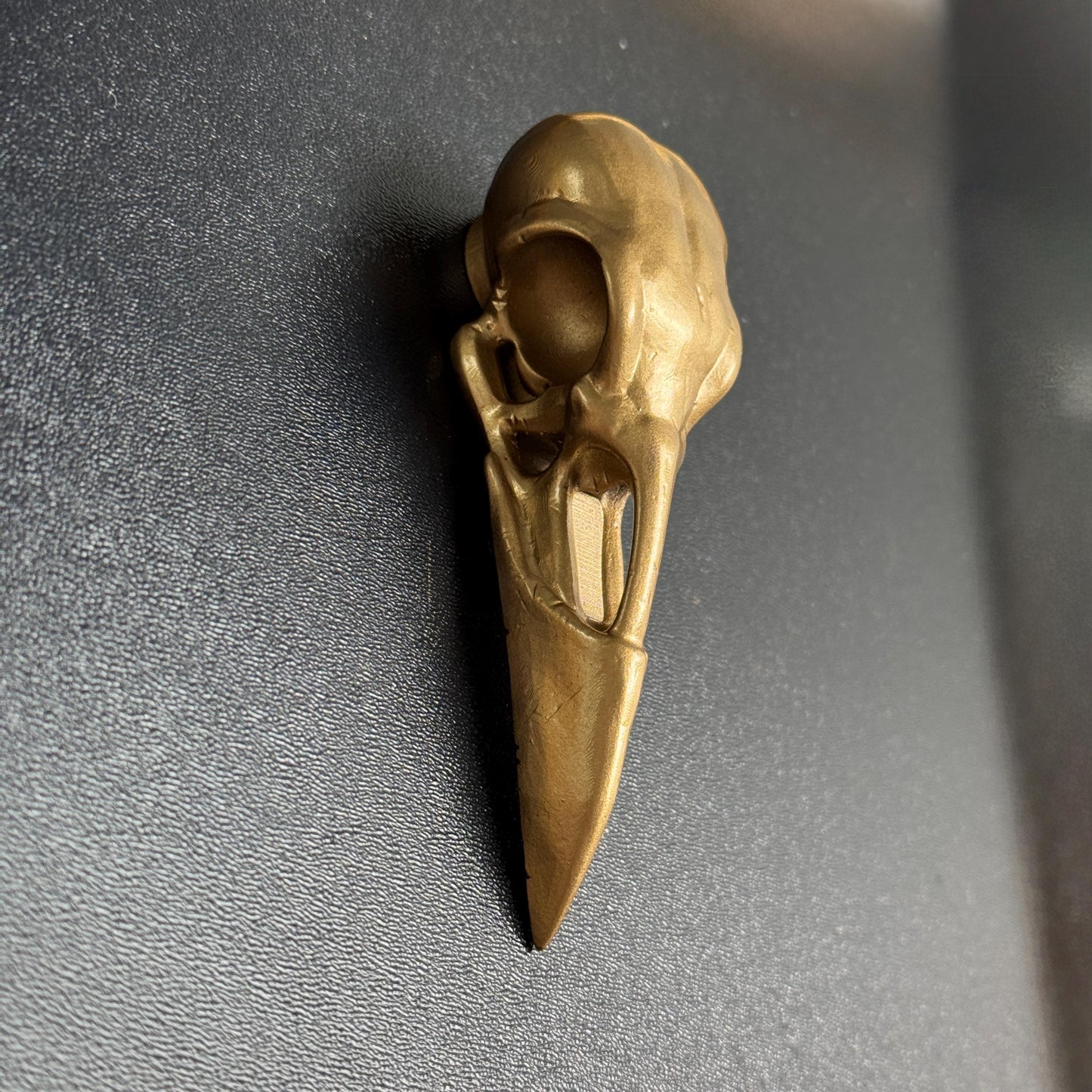Raven Skull Cabinet Knob (Pair)