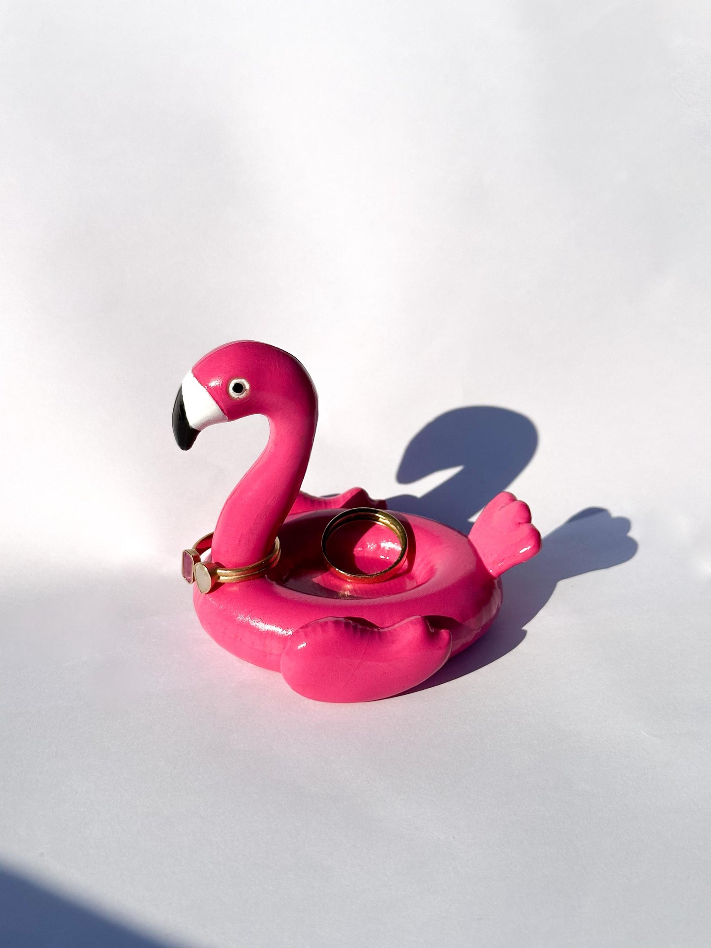 Flamingo Pool Float Trinket Dish