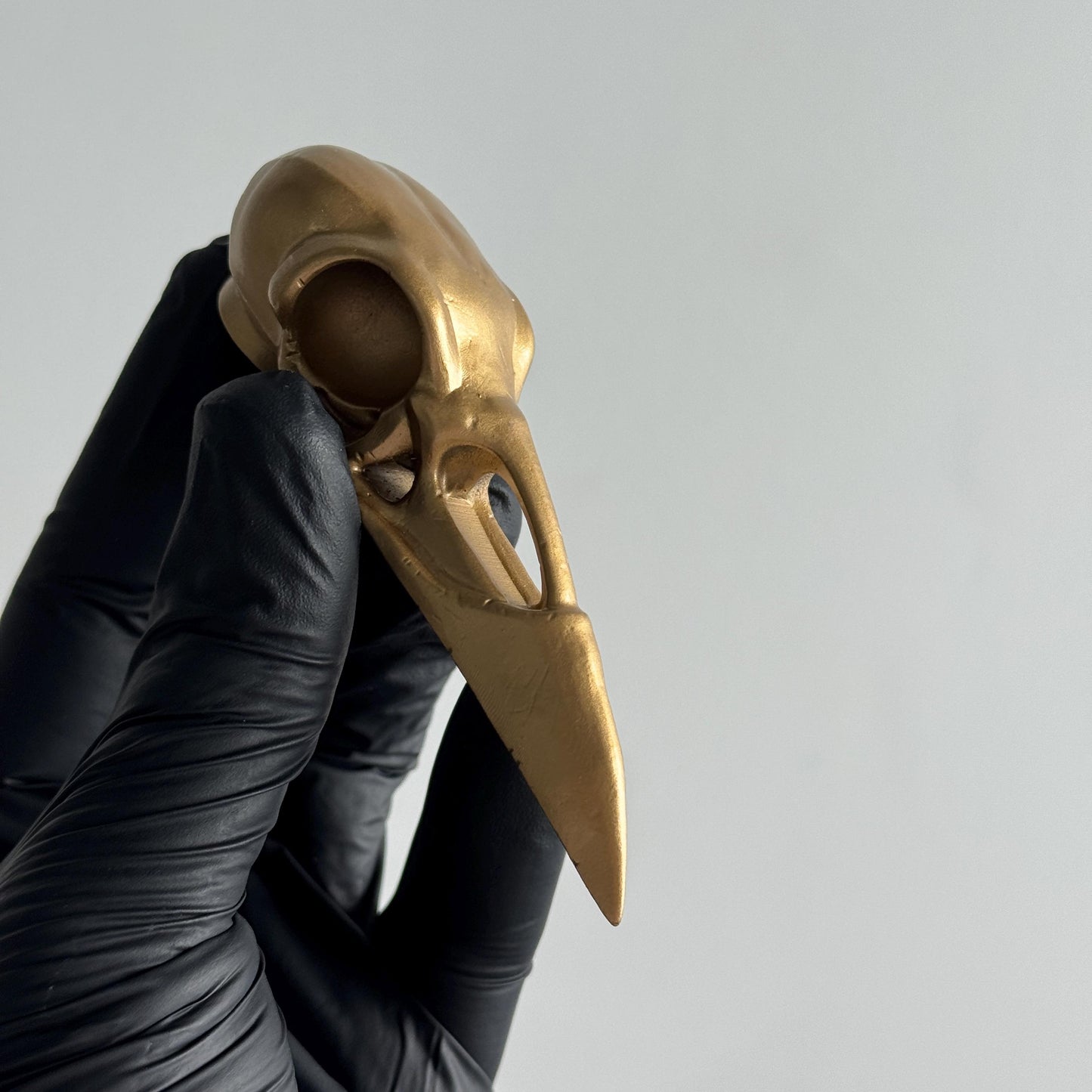 Raven Skull Cabinet Knob (Pair)